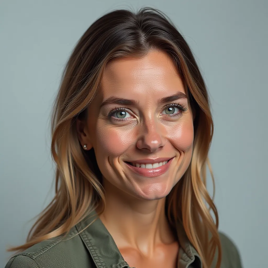 Image Prompt: Creare an amazing headshot that looks like me but professional , photorealistic, highly detailed, 8k